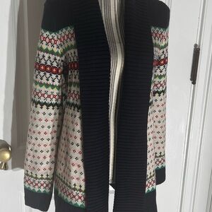 Talbots Scandinavian sweater cardigan small women’s winter S240